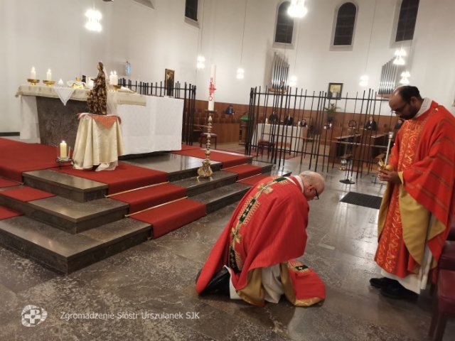 Wprowadzenie relikwii w Königstein